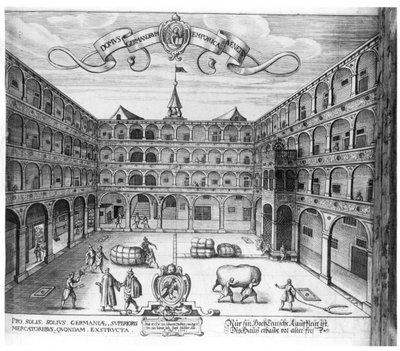ヴェネツィア、1616年におけるドイツ人の「家 作： Raphael Custos